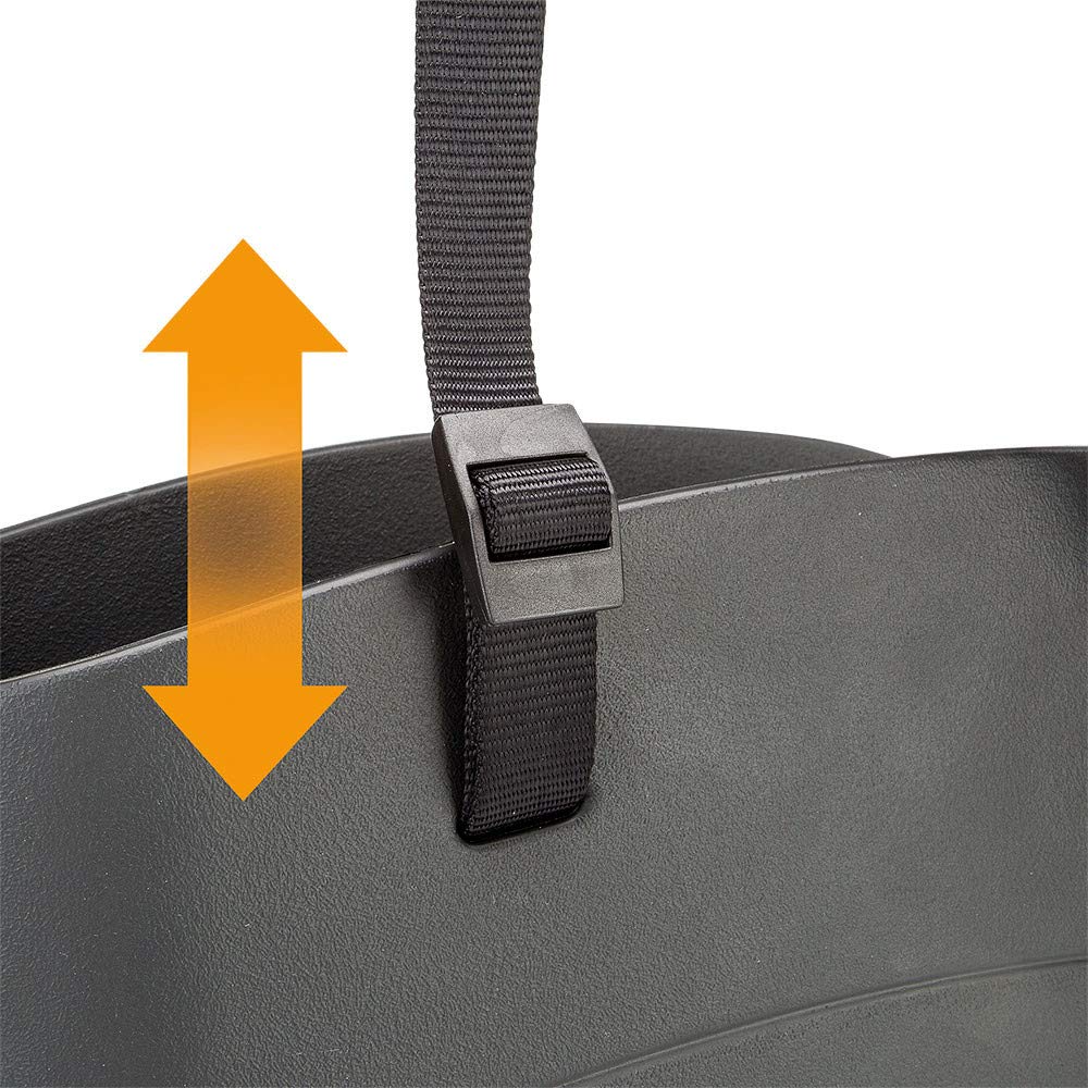 Ferplast Borsa per Cani Piccoli WITH-ME, EVA, Morbida plastica gommata, Lavabile, Cinghiolo di sicurezza, Nero