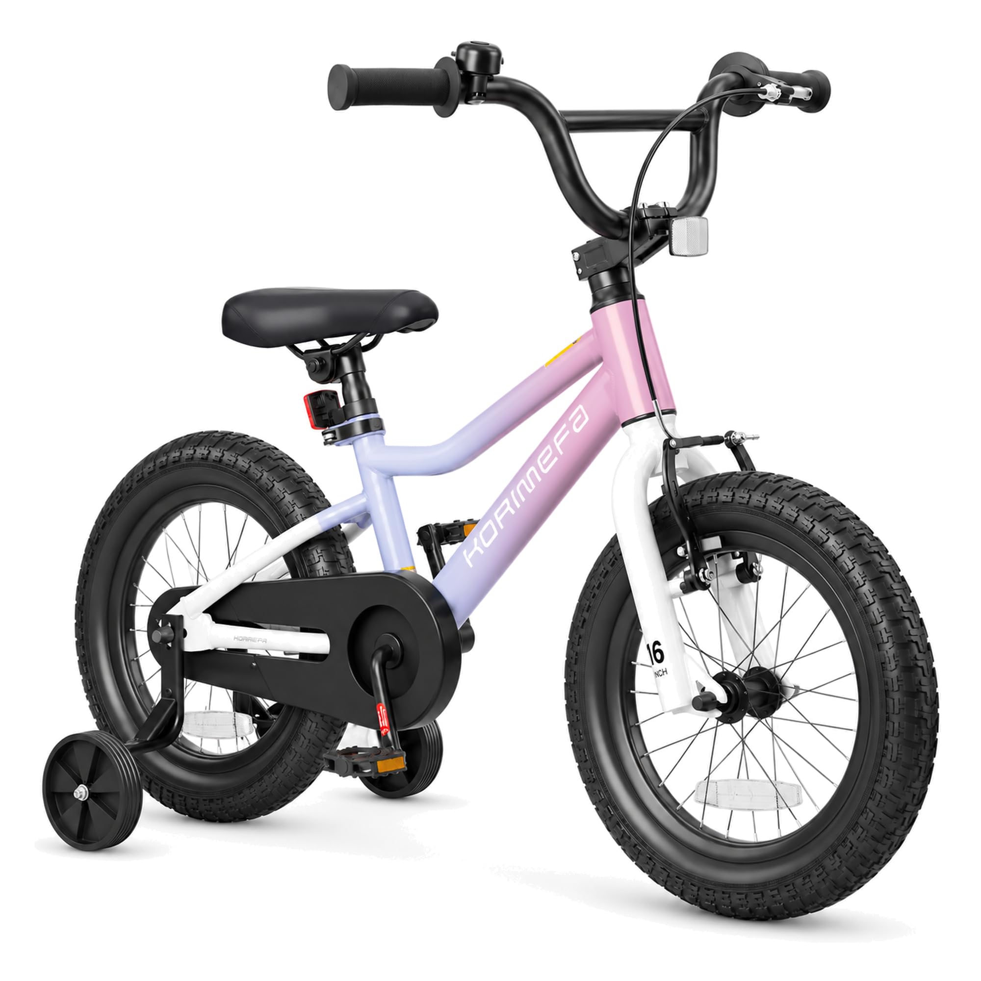KORIMEFA Kids BMX Bike with Training Wheel 12 14 16 Inch