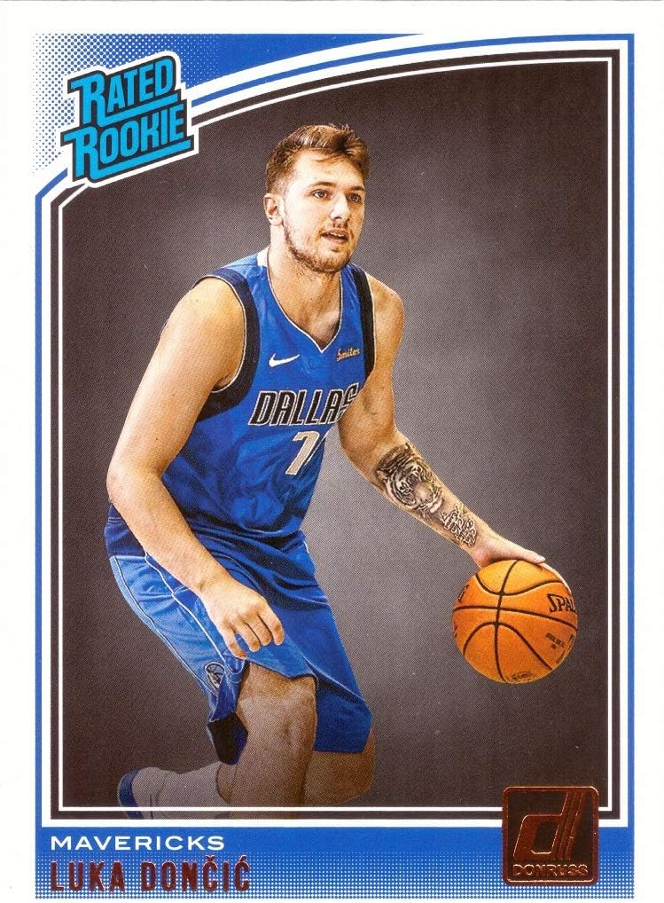 2018-19 Panini Donruss Basketball #177 Luka Doncic Rookie Card Dallas Mavericks - Rated Rookie