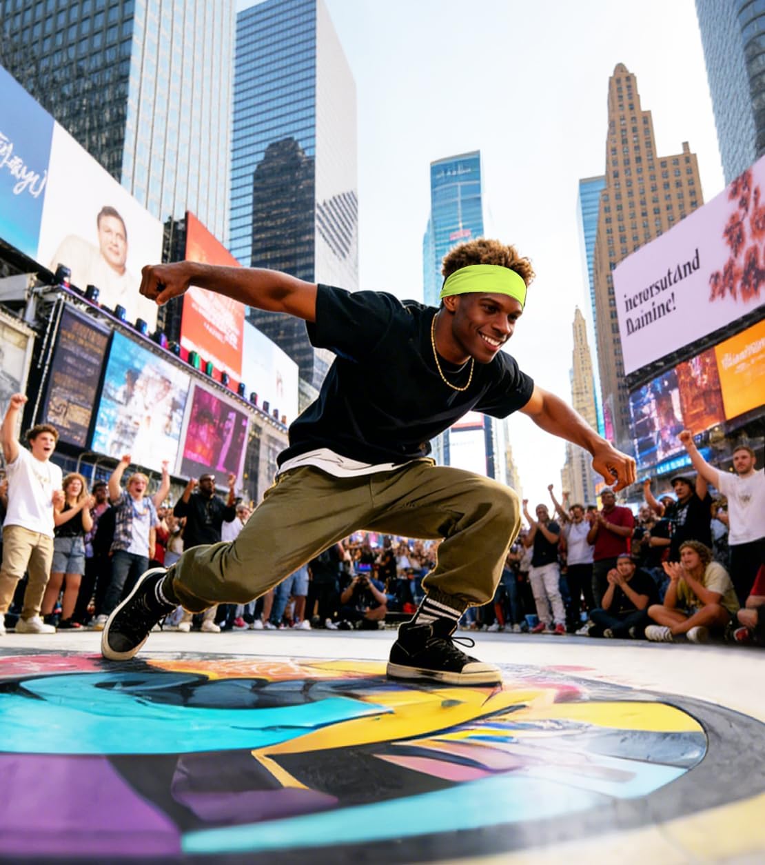 4 PCS Sweat-Guiding Double-Layer Sports Headbands, Stretchy Durable Sweatband Hairbands for Men Women Fitness Running Dance Yoga - Image 5