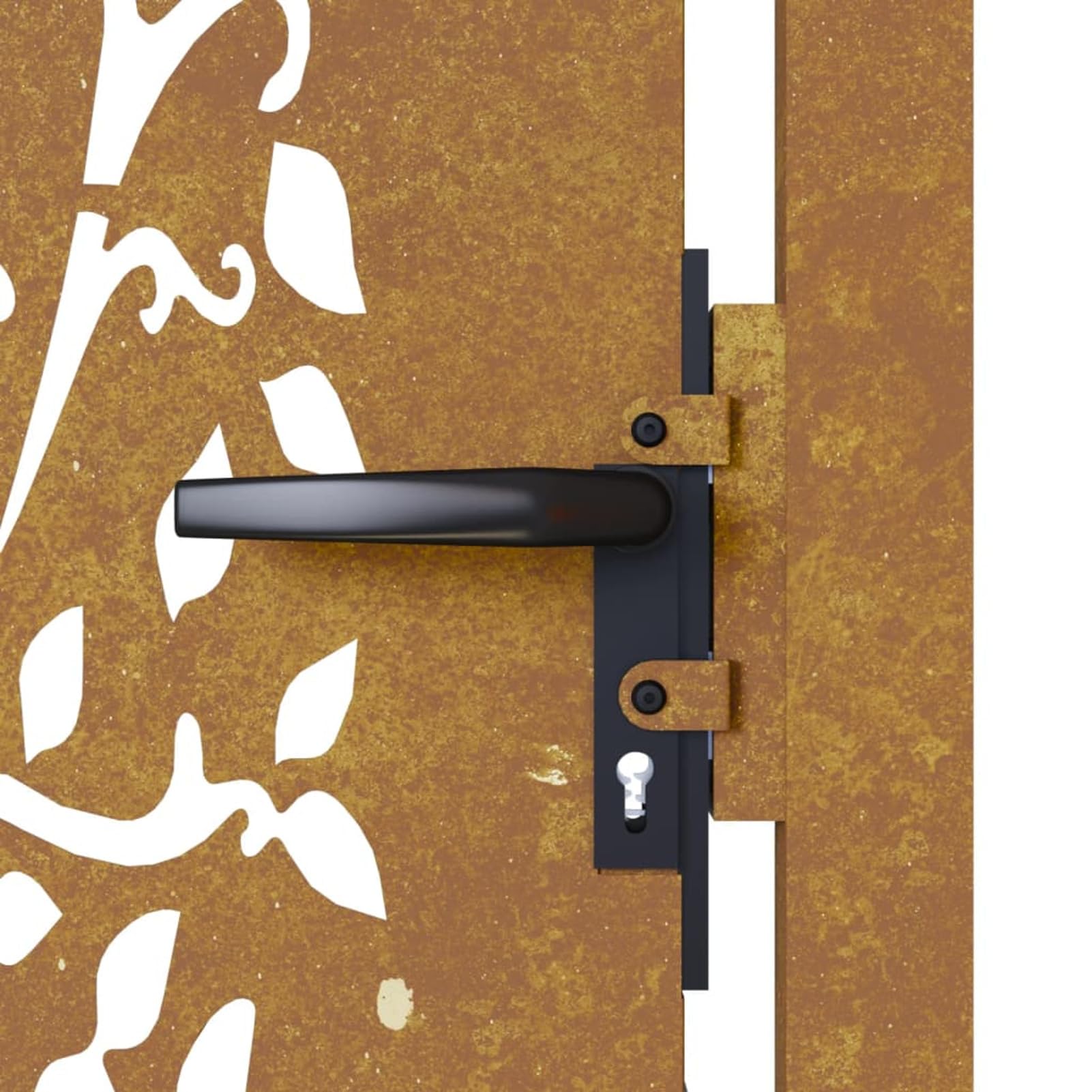 Puerta de jardín Acero corten diseño árbol 105x105 cm, Puertas para Jardin, Puertas De Exterior, Valla Jardín, Rejas para Puertas De Entrada153215
