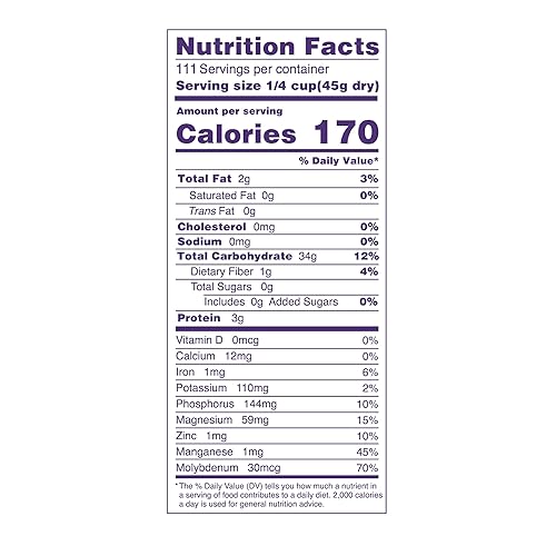 Miniatura 2 de Jasberry - Arroz orgánico superalimentario, arroz morado de grano entero suave y aromático, alto en antioxidantes, sin OMG, sin gluten, fácil