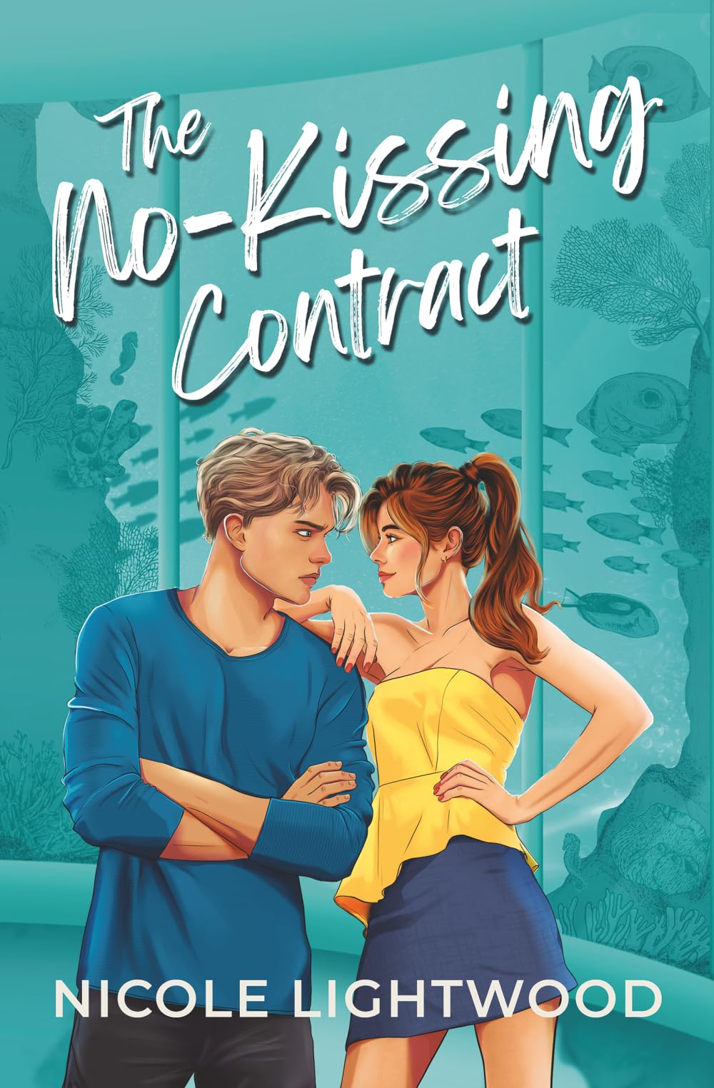 The No-Kissing Contract: A Fake Dating YA Romance