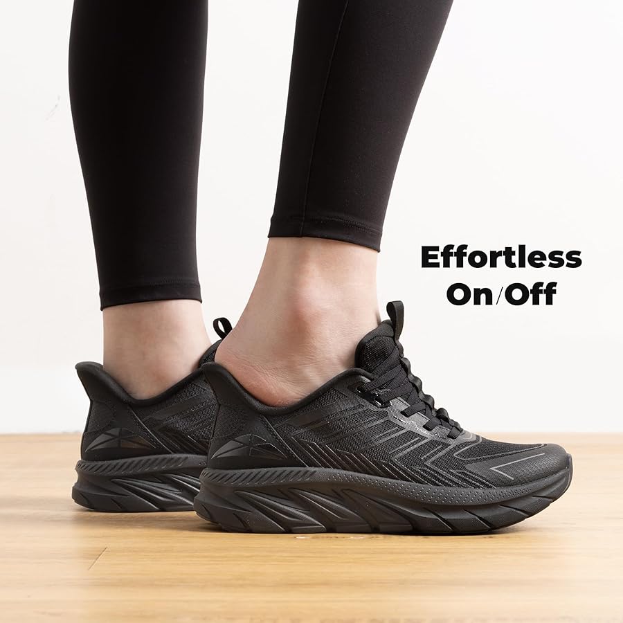 Amazon.com | ALLSWIFIT Women's Slip On Walking Shoes Running