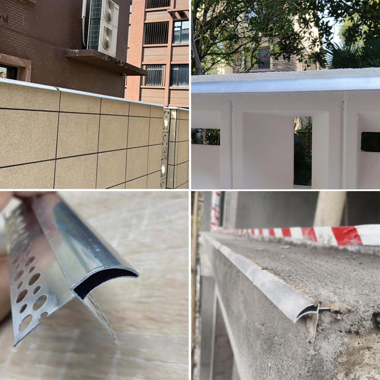 Borde de Goteo Protección Contra Goteos de Lluvia para Techos, Resistente a Rayones, Resistente a La Intemperie, Previene el Reflujo de Agua de Lluvia, Protección(4.0m/13.1ft)