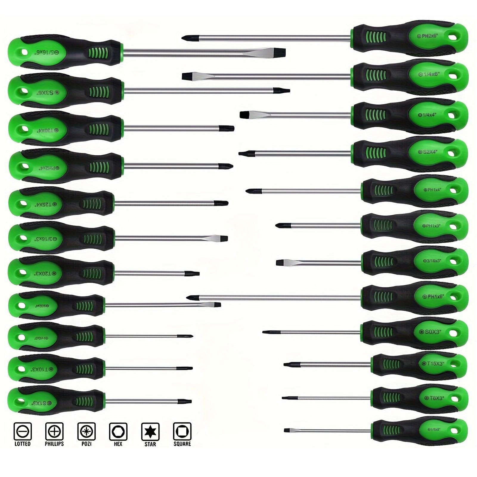 Set di 118 cacciaviti magnetici, resistenti in acciaio al cromo vanadio, testa ergonomica, impugnatura morbida, utensili manuali con scaffalature in plastica, per riparazioni domestiche fai da te