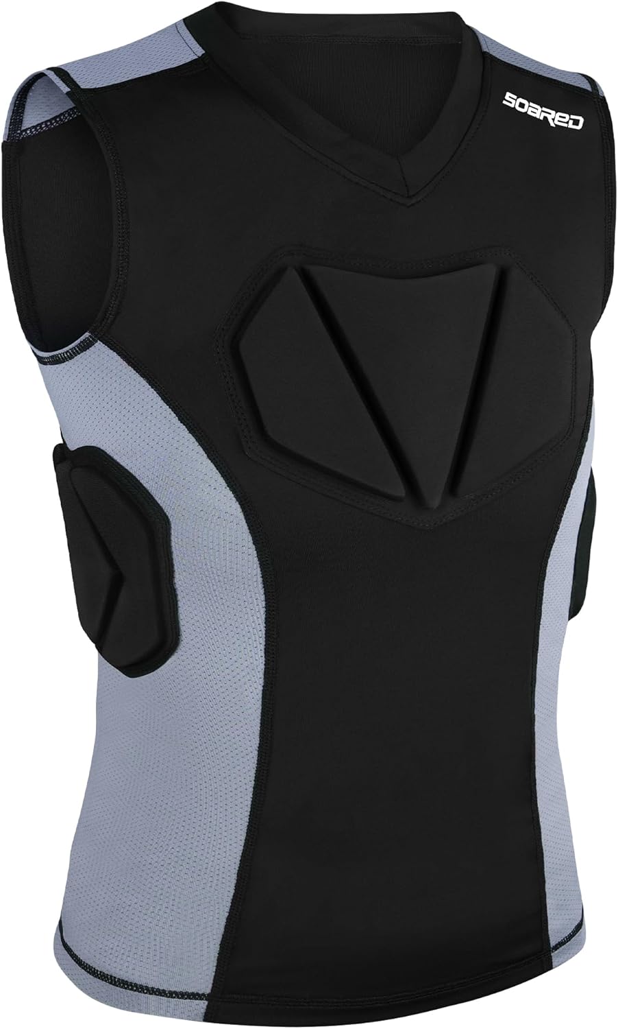 Soared Youth Baseball Chest Protector - High-Density XPE Foam, Padded Compression Shirt for Softball Football Lacrosse