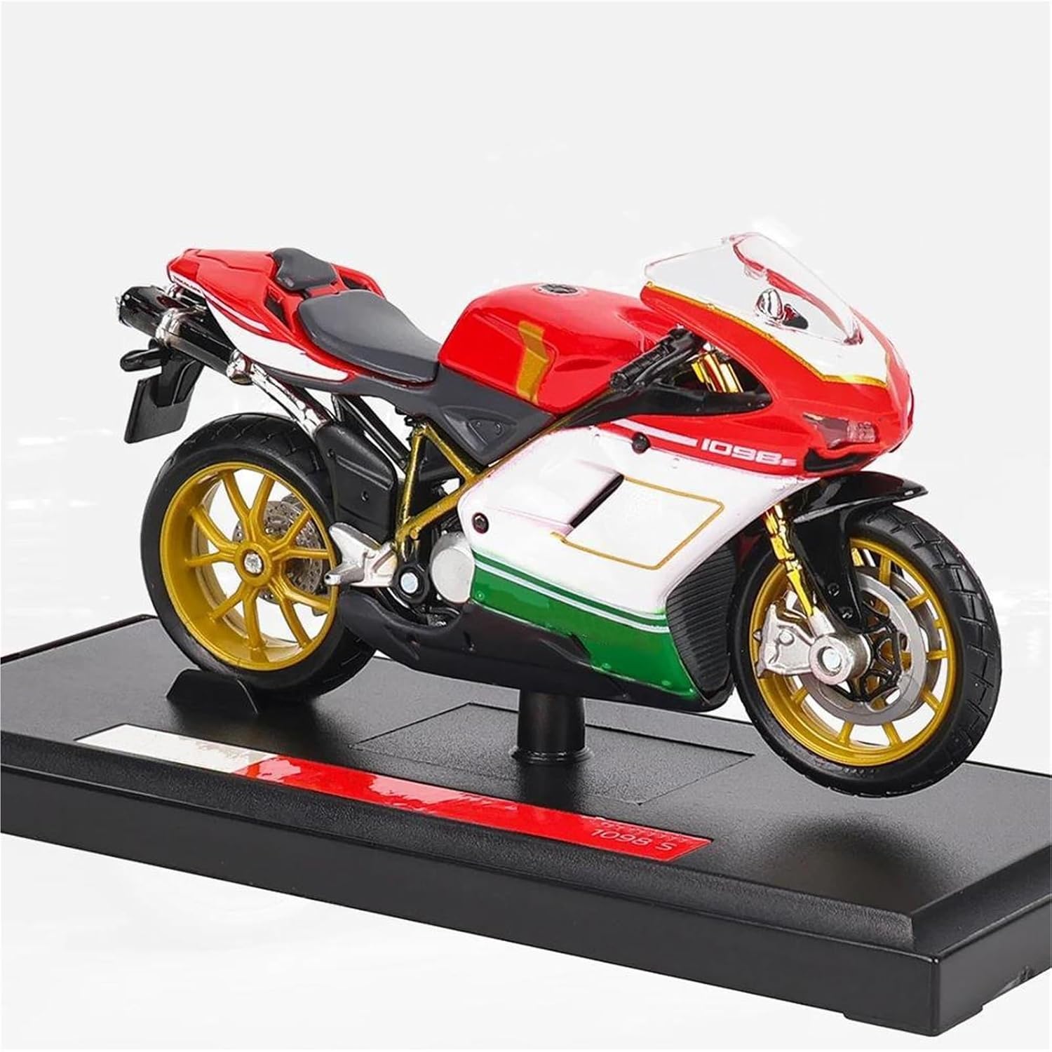 Collection 1/18 Motorcycle Model Diecasts Portable Racing Finger Motobike Simulation Collection Toys for Ducati 1098 S
