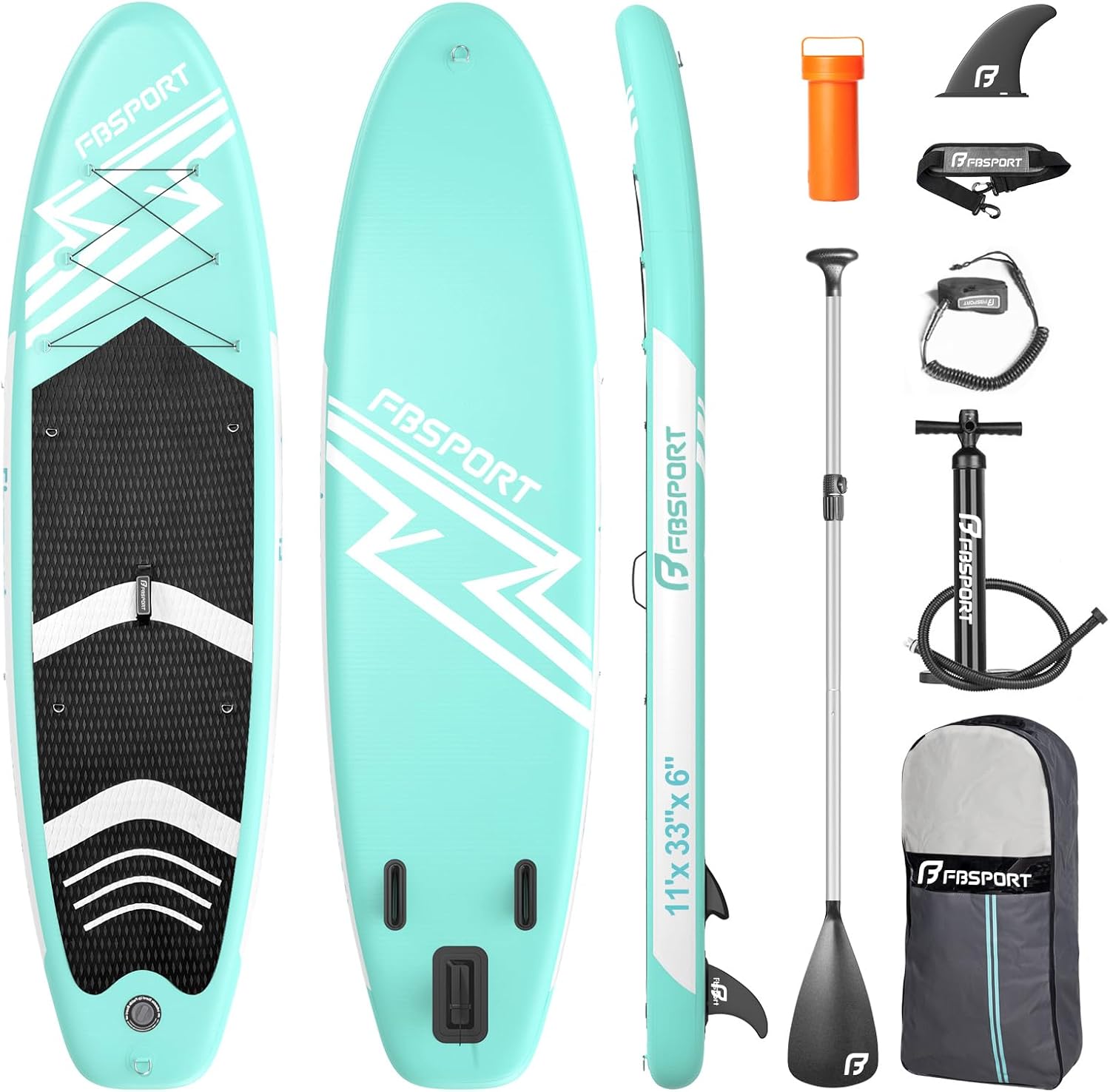 FBSPORT 11' Premium Stand Up Paddle Board