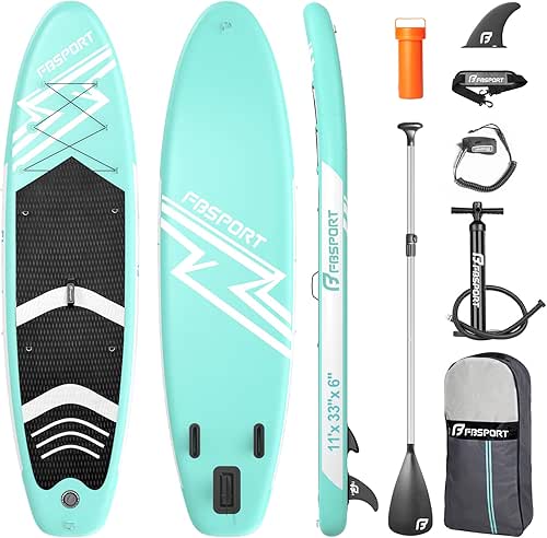 FBSPORT 11' Premium Stand Up Paddle Board, Yoga Board with
