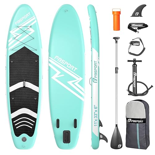 FBSPORT 11' Premium Stand Up Paddle Board, Yoga Board with