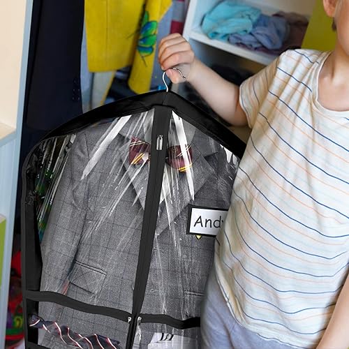 Miniatura 5 de Univivi Bolsas de ropa para disfraces de baile para niños, Negro -