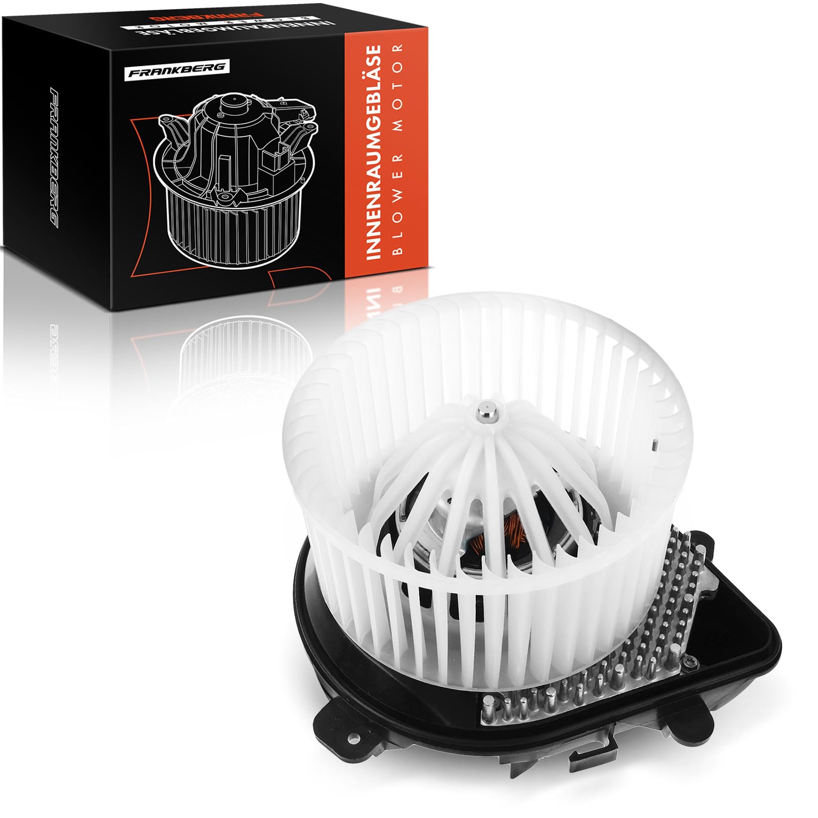Frankberg Moteur ventilateur climitisation Compatible avec 806 221 Expert 224 Evasion MPV 22 U6 Expert Remorque 223 Ulysse 220 Remplacer# 6441.E2