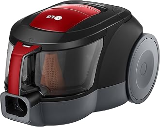 LG VC5420NNTR 2000W Vacuum Cleaner, 1.5 Liter Dust Conatiner Capacity, Black/Red