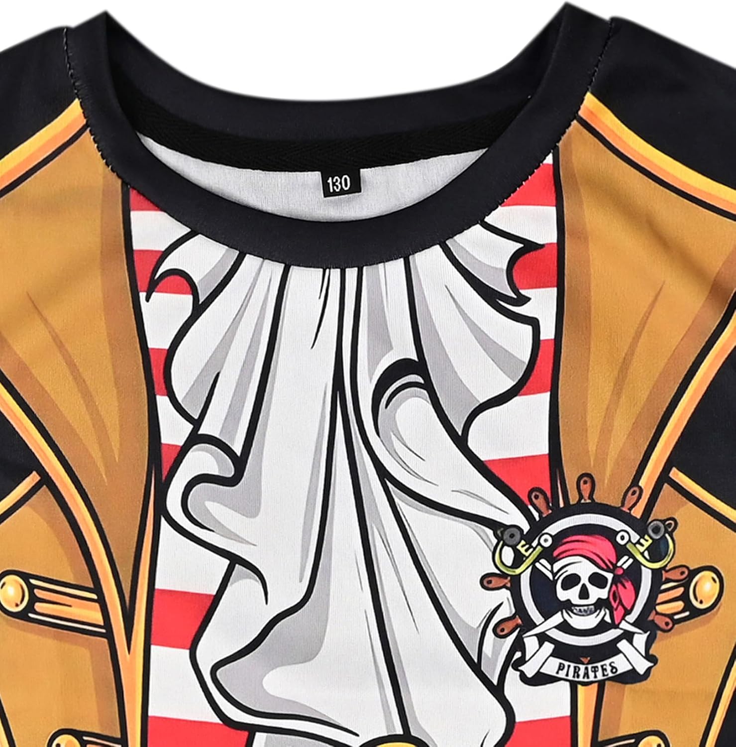 Boys Pirate T-Shirt Funny 3D Print Graphics Novelty Clothing for Renaissance Viking Medieval - Image 5