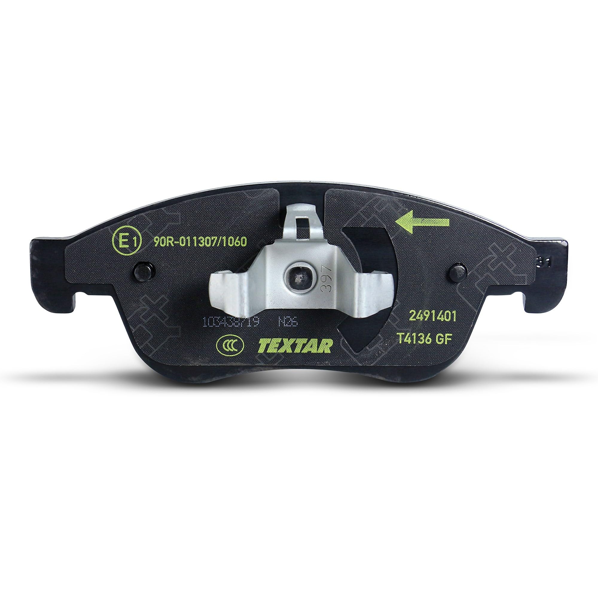 TEXTAR Kit pastiglie freni Anteriore non predisposto per visualizzazione avviso usura 2491401 Compatibilità con RENAULT Megane 3 Hatchback BZ0/1 Scénic 3 JZ0/1 Clio 5 Hatchback BF Captur J5, H5, DACIA