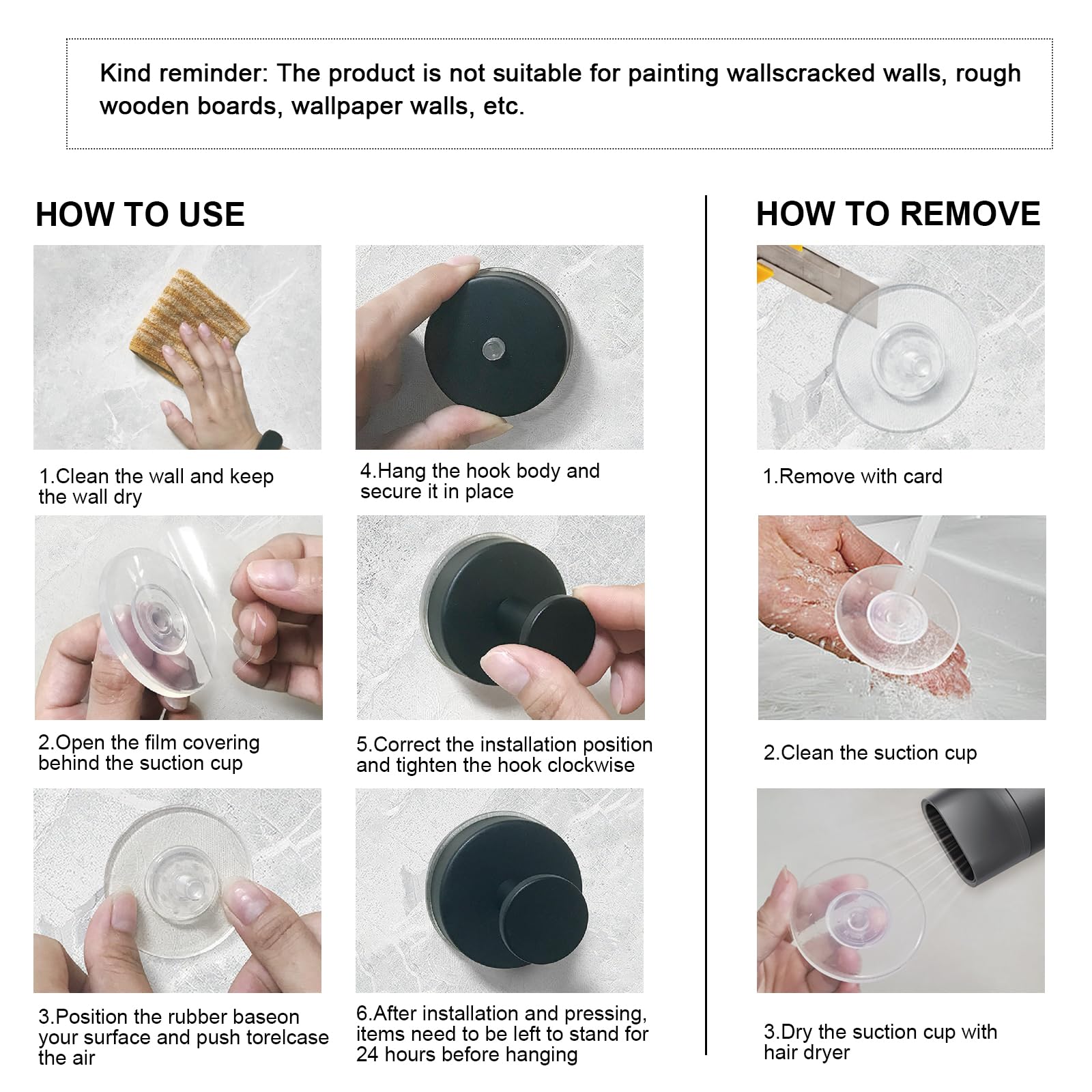 PMMASTO Ganchos con ventosa para ducha, ganchos de baño de acero inoxidable para colgar toallas, lufa, abrigos, albornoz, baño, cocina, puerta de cristal, espejo, azulejos (forma de T plateada,