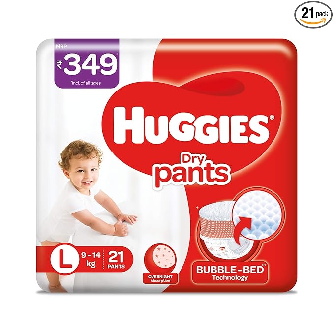 Huggies Dry Pants Large Size Diapers (21 Count)