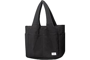 Utility Tote Bag with Multiple Pockets for Women