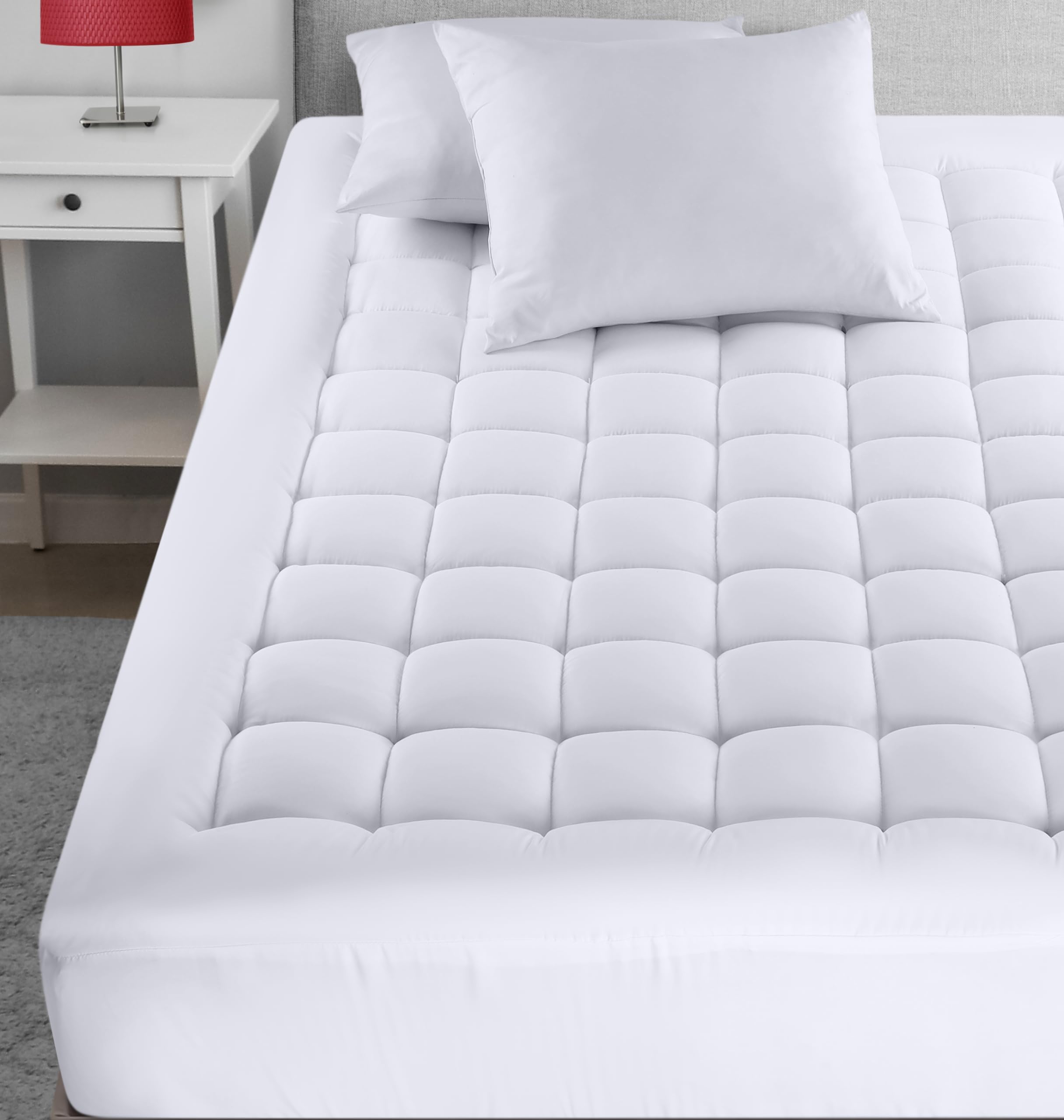 Utopia Bedding Full Mattress Pad, Quilted Fitted Premium Mattress