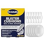 Dr. Scholls Blister Cushions Seal & Heal Bandage for Feet, Toes, Heels & Hands, 12 ct - Blister Prevention Pads, Hydrogel Technology Protects from Painful Shoe Pressure & Rubbing, Water-Resistant