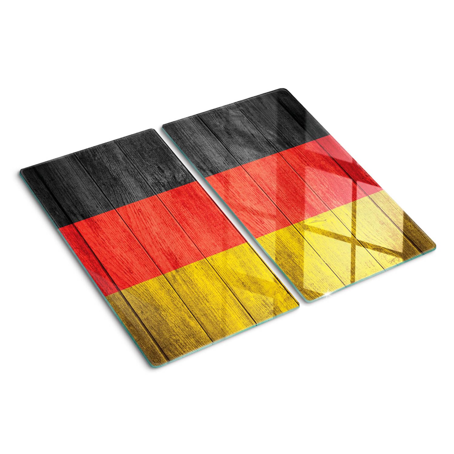 Protège-plan de travail 2x30x52 cm antidérapant contact alimentaire en verre