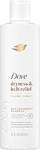 Dove Damage Therapy Derma Shampoo Dryness + Itch for Flaky Scalp with Pyrithione Zinc and Coconut Oil 12 Fl Oz