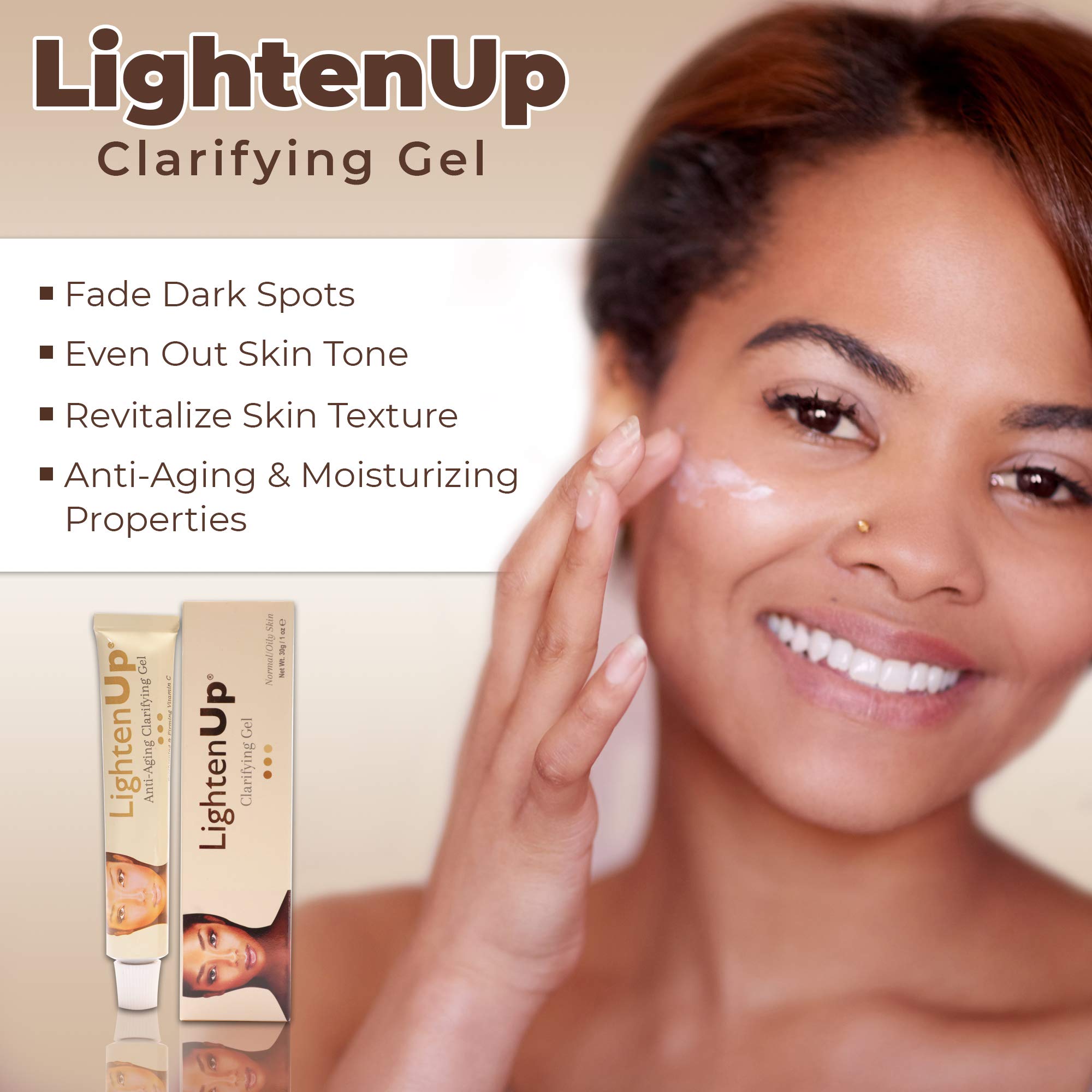Lightenup Skin Lightening Gel for Dark Skin Anti Aging Gel for Dark Spot Lightening Perfect Lightenup Skin Lightening Gel for Dark Skin Anti Aging Gel for Dark Spot Lightening Perfect