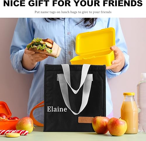 Miniatura 5 de Yinkin 10 Pieces Insulated Lunch Bag Bulk Lunch Box Large Reusable Leakproof Tote Container with Aluminum Foil Employees Gift for Nurses Men Office