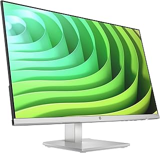 HP 24 Inch FHD Monitor | M24h | Full HD IPS LED Display | Height Adjustable | Tilt Adjustable | 75hz Refresh Rate | 5ms Response Time | 1x HDMI, 1 x VGA | Low Blue Light Mode | Anti-glare | Silver