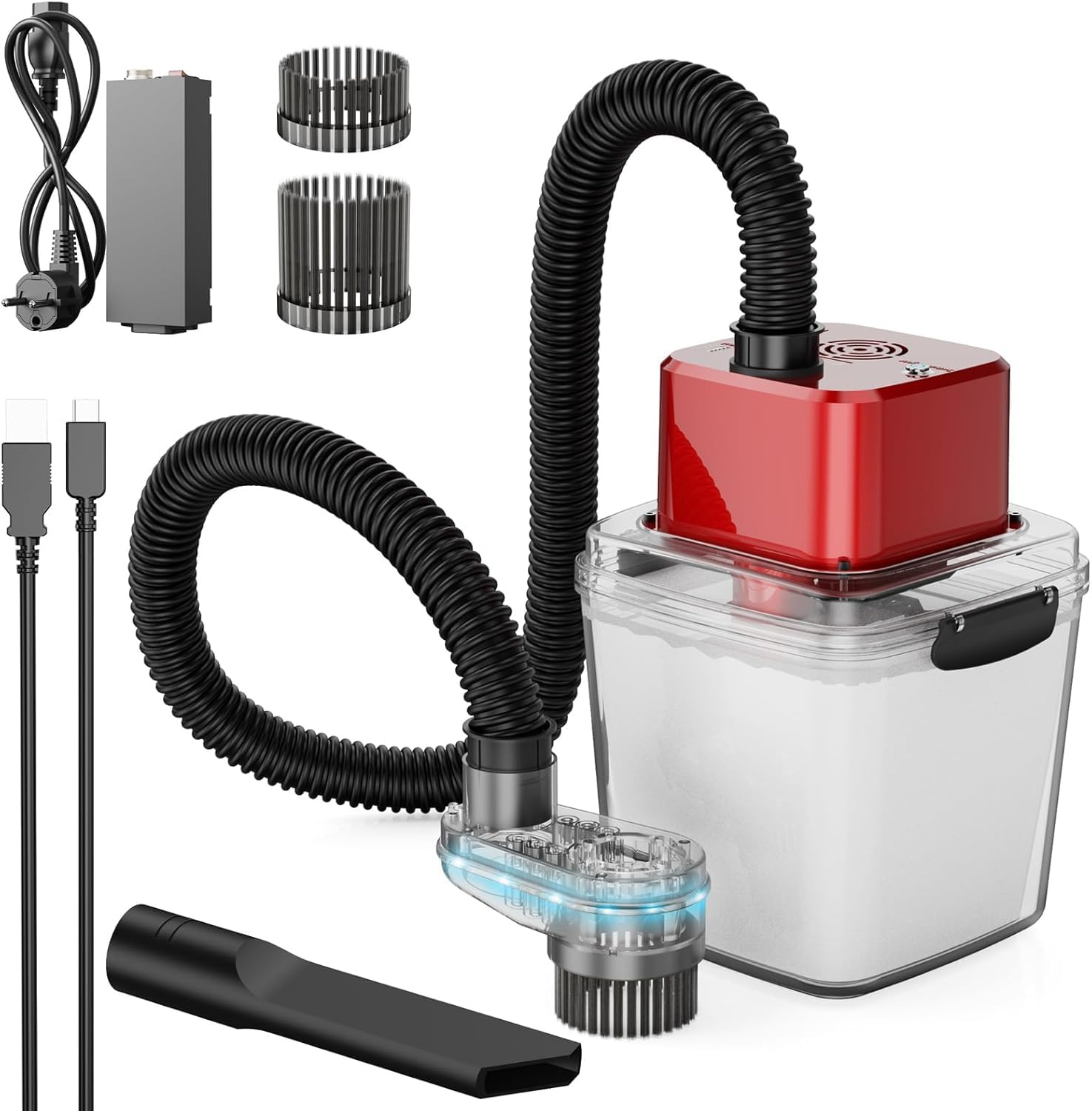 Twotrees TTC6050 de 500W Fresadora multifunción CNC para metal, madera, acrílico y MDF, equipada con un juego de aspiradora para reducir las partículas de polvo durante el grabado
