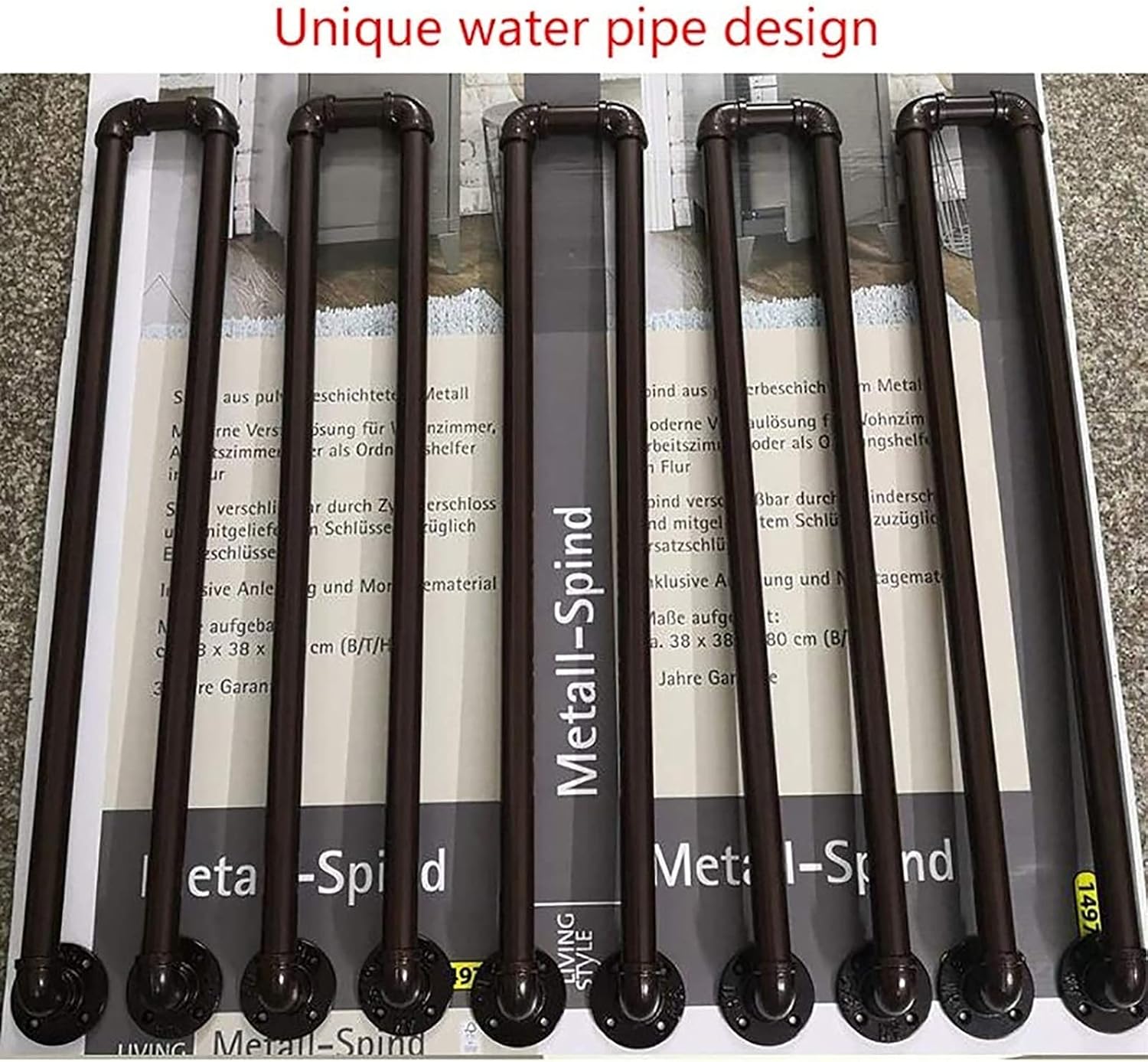 U-Shaped Staircase Handrail, Matte Black Railings, Indoor and Outdoor Non-Slip Stair Rail Banister Suppor for Elderly Kids, Wrought Iron Grab Bar Kit, 35-100cm (Size : 35cm)