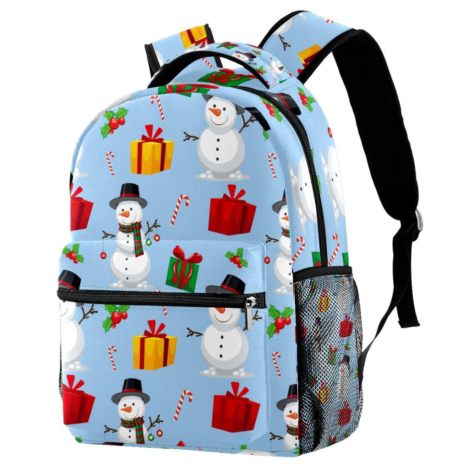 Sac à dos d'école ordinateur portable feuilles vertes 29.4x20x40cm mixte - 7
