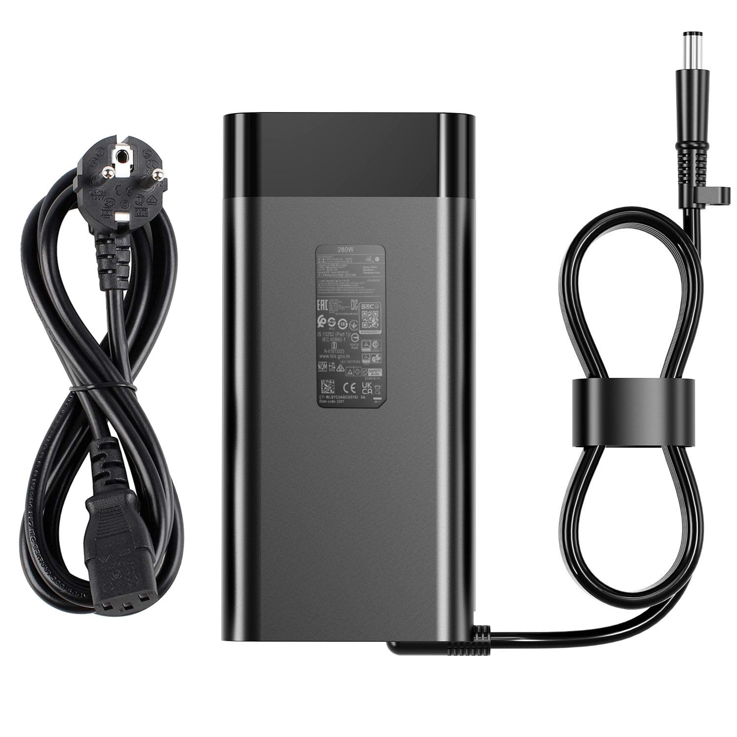 Alimentatore AC per Notebook da 280W 20V 14A Compatibile con HP Z2 Mini G9 G5 G4 G3 Thunderbolt Dock 280W G4 M52952-001 M52947-003 TPN-DA25 L00458-002 TPC-CA61