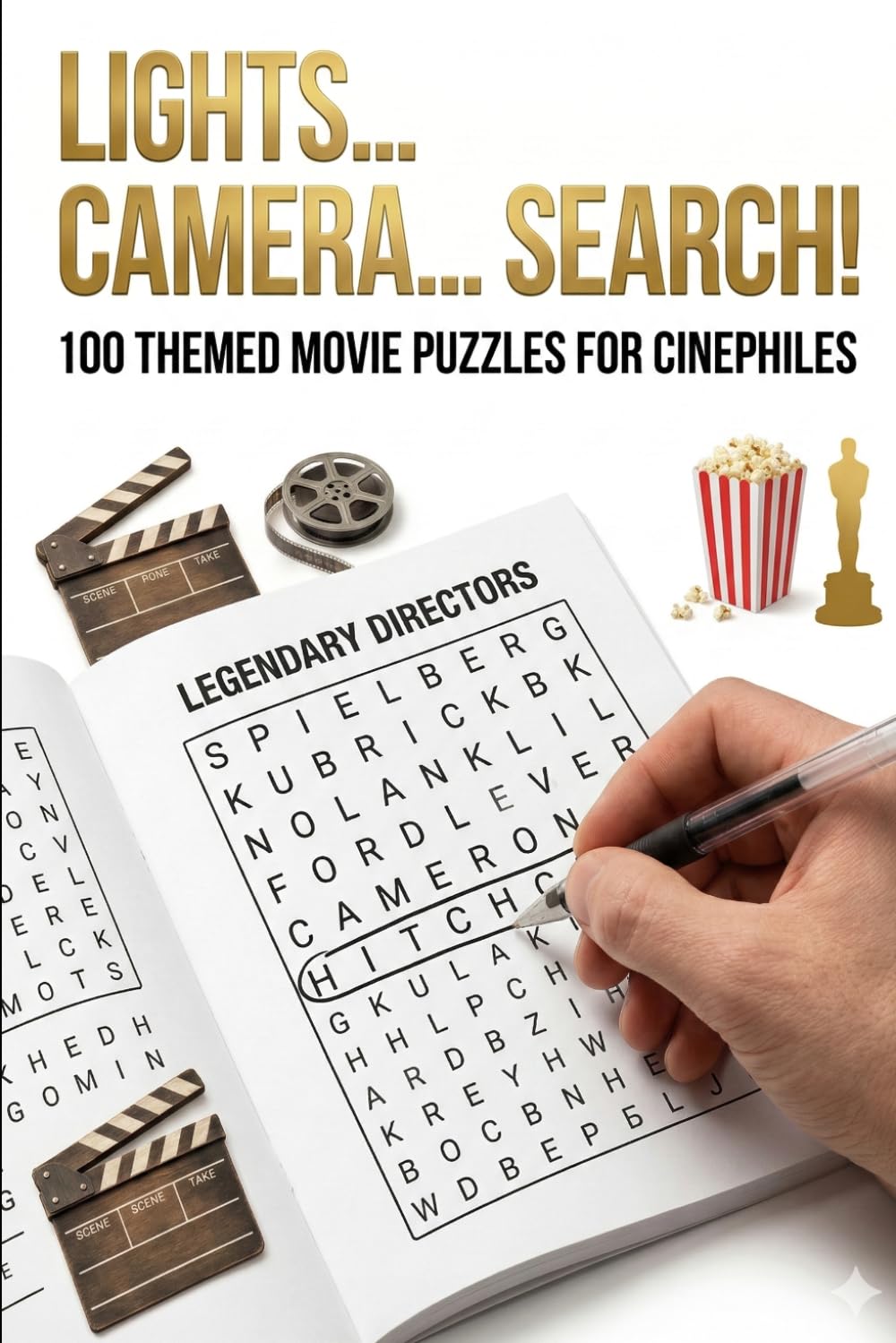 Lights... Camera... Search!: 100 word search games for cinephiles