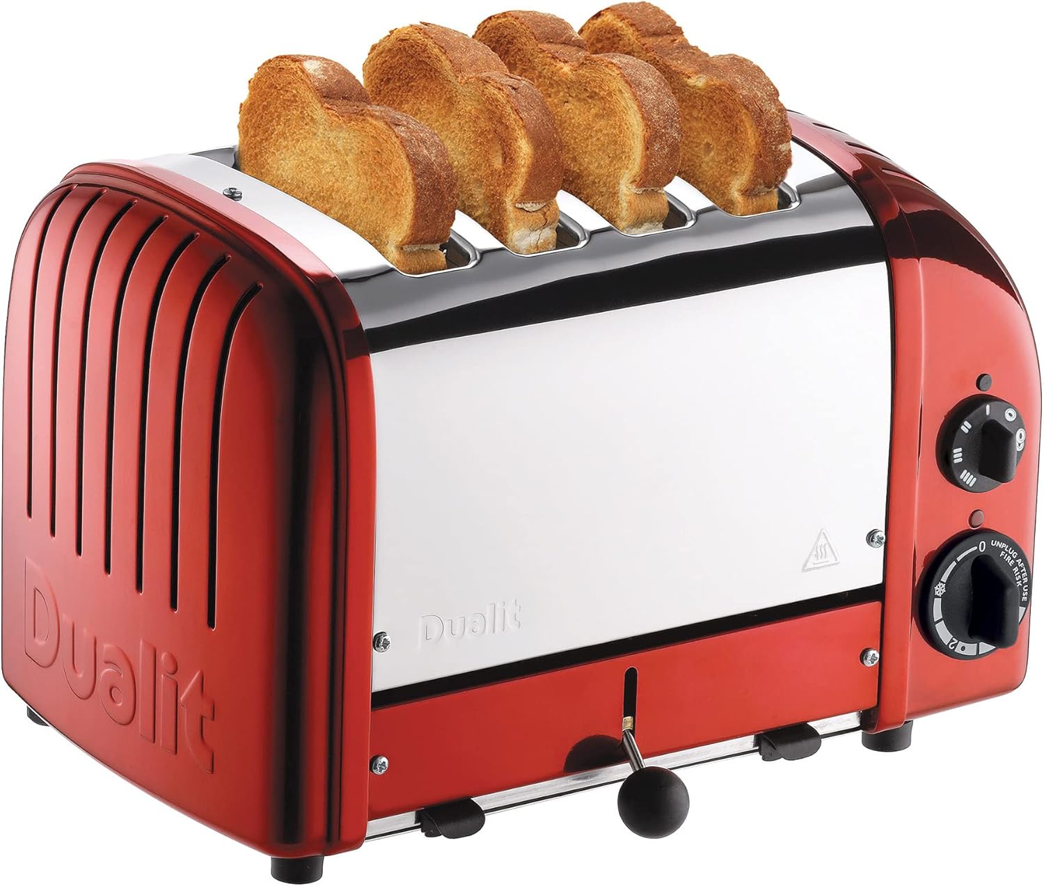 Dualit Classic 4 Slice NewGen Apple Candy Red Toaster