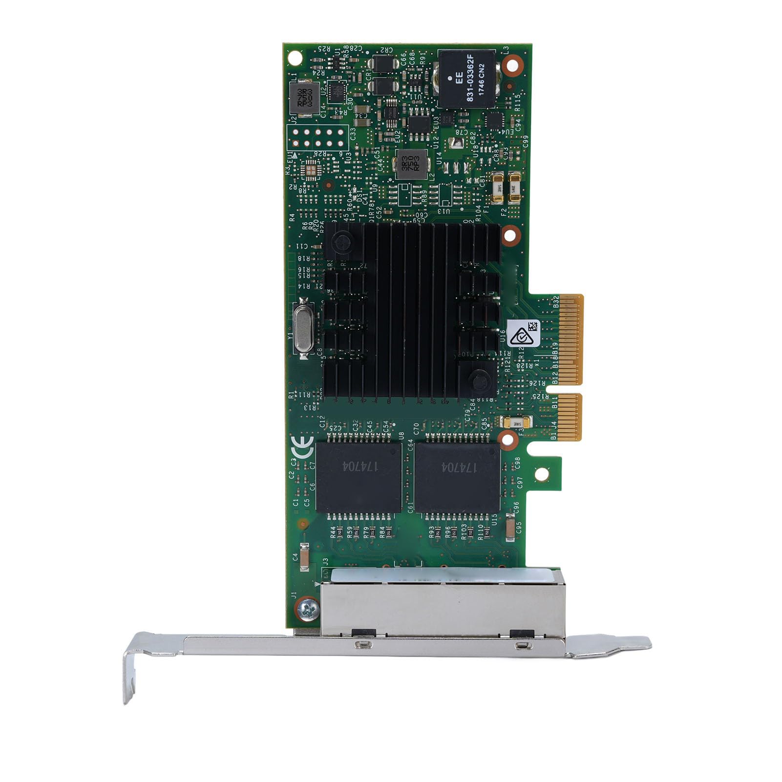 Fabater Adattatore Server Ethernet I350-T4 Scheda di Rete Gigabit PCIE a Quattro Porte Ad Alte Prestazioni per Server 10 100 1000 Mbps
