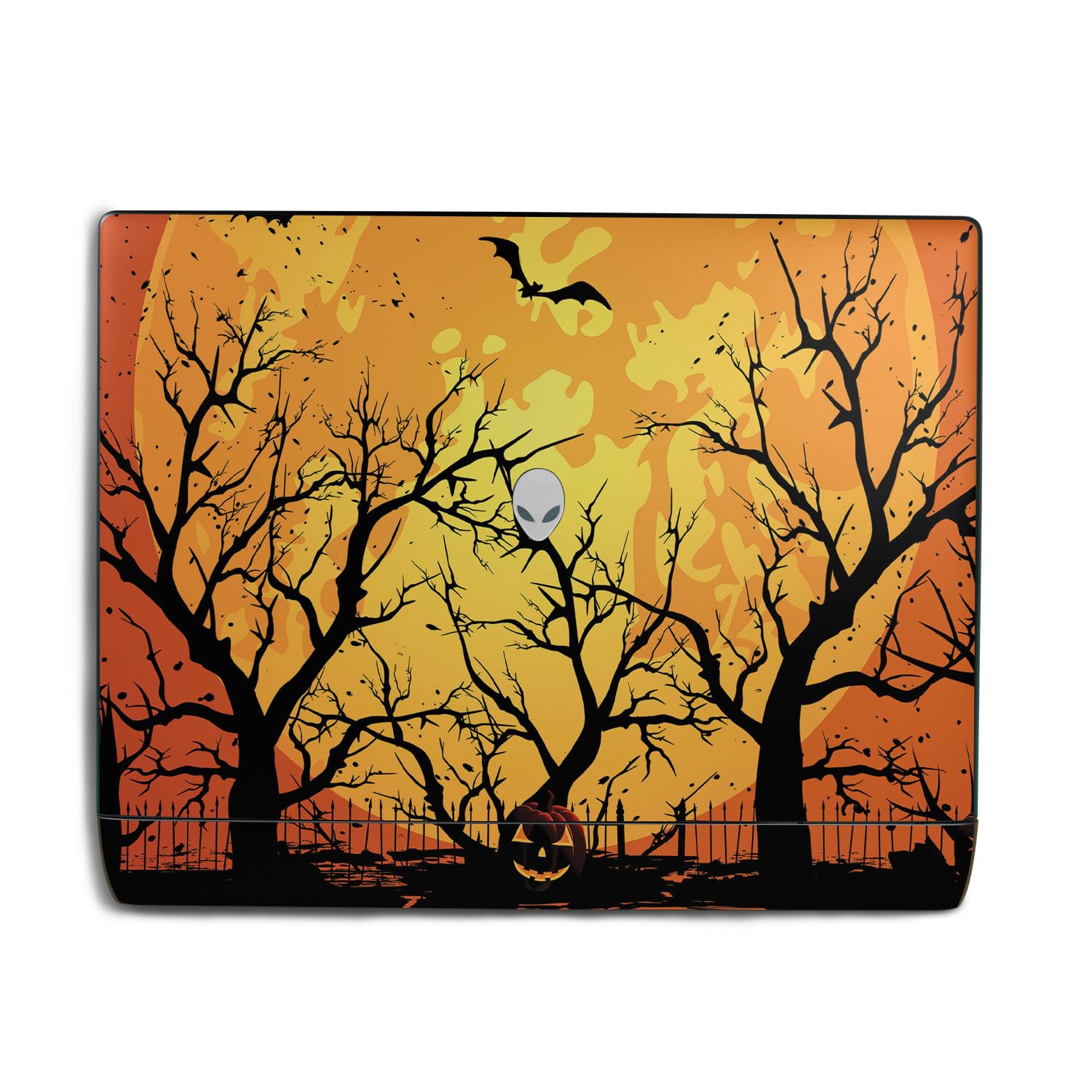 Laptop Skin Compatible with Alienware 18 Area-51 (2025) - Hallowed Wood - Premium 3M Vinyl Protective Wrap Decal Cover - Easy to Apply | Crafted in The USA by MightySkins
