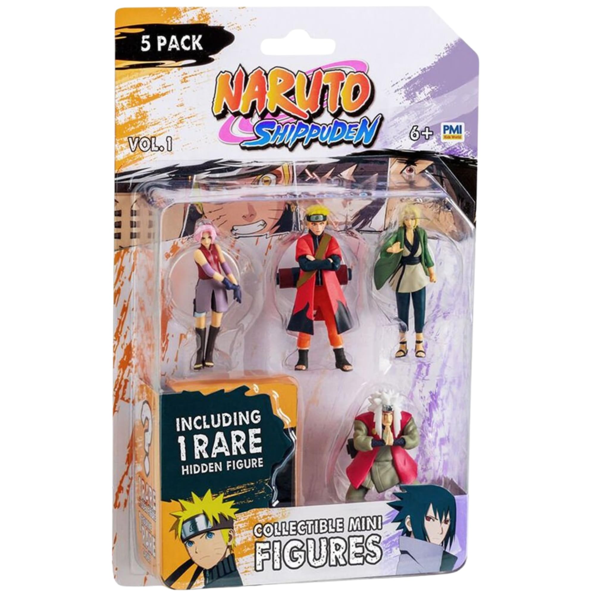 BANDAI Anime Heroes Naruto Shippuden 7cm 2.75" Action & Play Figures - (5 Pack Set 1) โ image 1