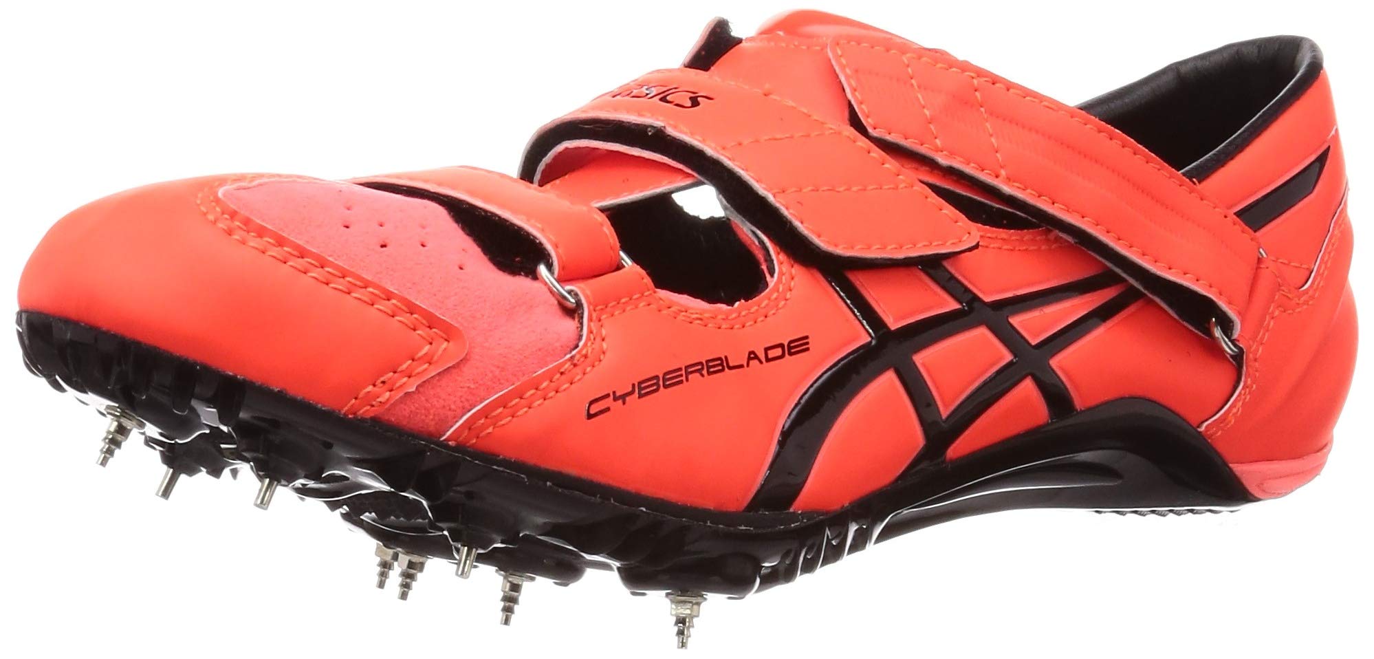 asics CYBERBLADE スパイクシューズ 黒/赤25.0cm asics CYBERBLADE スパイクシューズ 黒/赤25.0cm CYBERBLADE 16