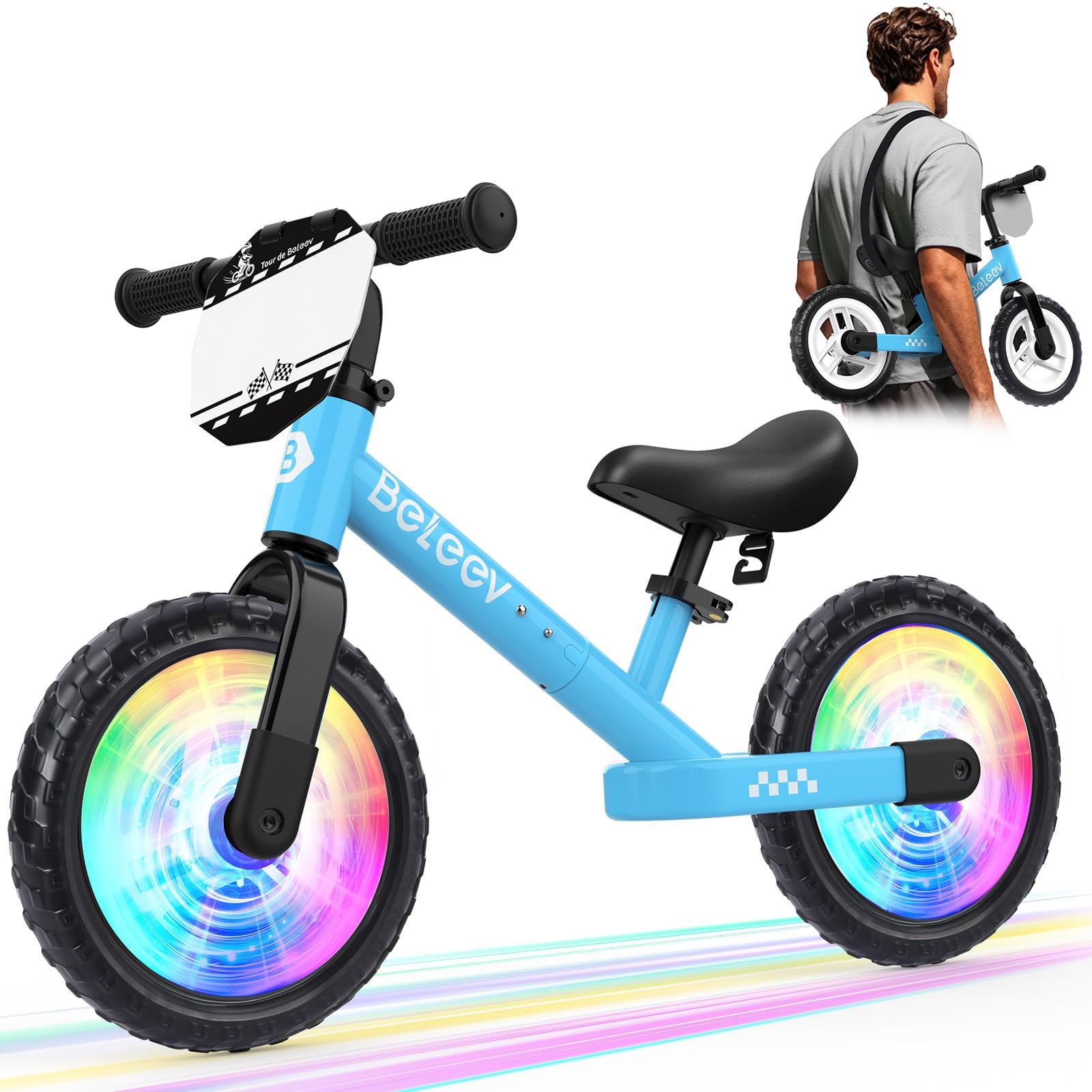 Amazon.co.jp: BELEEV キックバイク 12インチ キックバイク 2~6歳向け