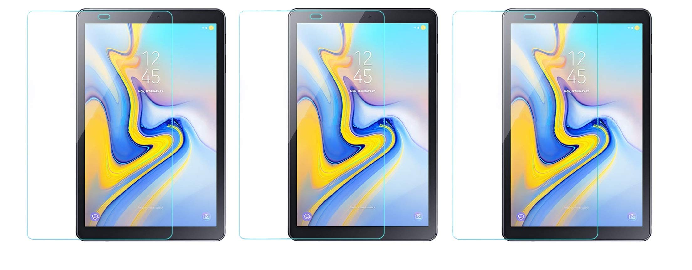 Colorcase (Pack of 3) Tempered Glass Screenguard for Samsung Galaxy Tab A 10.5 Tablet SM-T590 SM-T595 - [Transparent] (B07GLPX5BW) Amazon Price History, Amazon Price Tracker