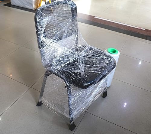 Miniatura 8 de Othmro Película elástica de 4.7 in x 656.2 ft, película elástica de plástico duradero, rollo de envoltura retráctil resistente para mudanzas y