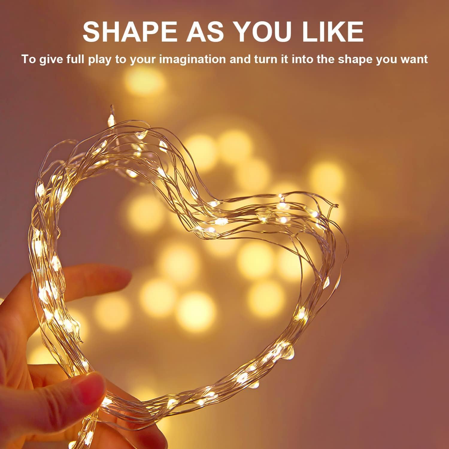 Romwish string lights used for various indoor decorations