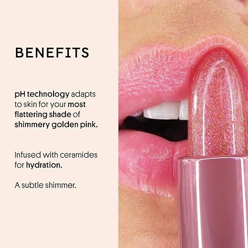 Miniatura 9 de Winky Lux Glimmer Balm - Bálsamo labial con pH rosa que cambia de color con infusión de vitamina E para una hidratación durante todo el día y un