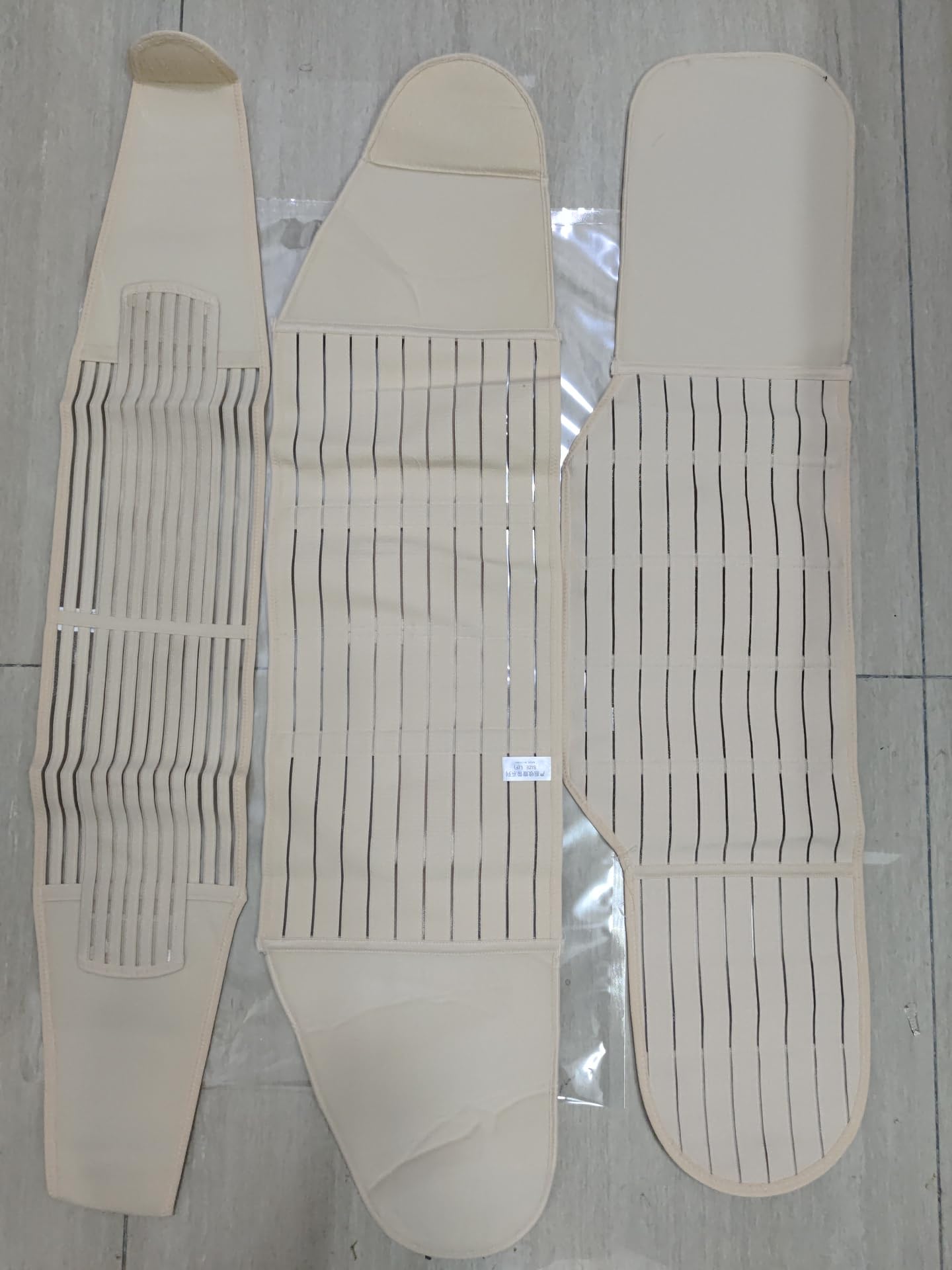 QUINZI Cintura Addominale Post-Parto 3 in 1 Cintura Post-Parto cesareo Recupero Post-Parto Cintura Addominale Post-Parto Shapewear Post-Parto Supporto Addominale Post-Parto Recupero(Beige, XXL)