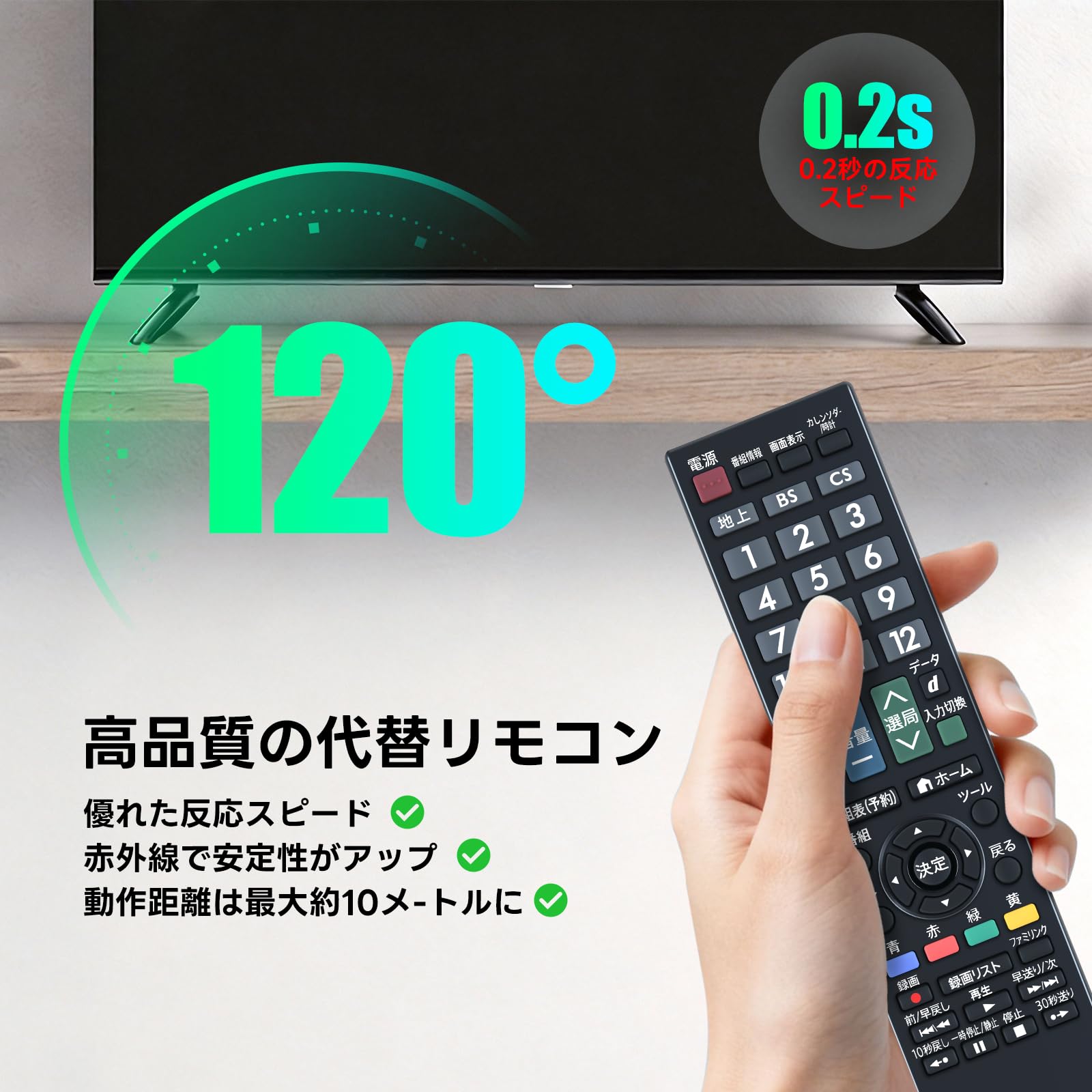Amazon | テレビリモコン GB129WJSA 0106380459 シャープ用のリモコン