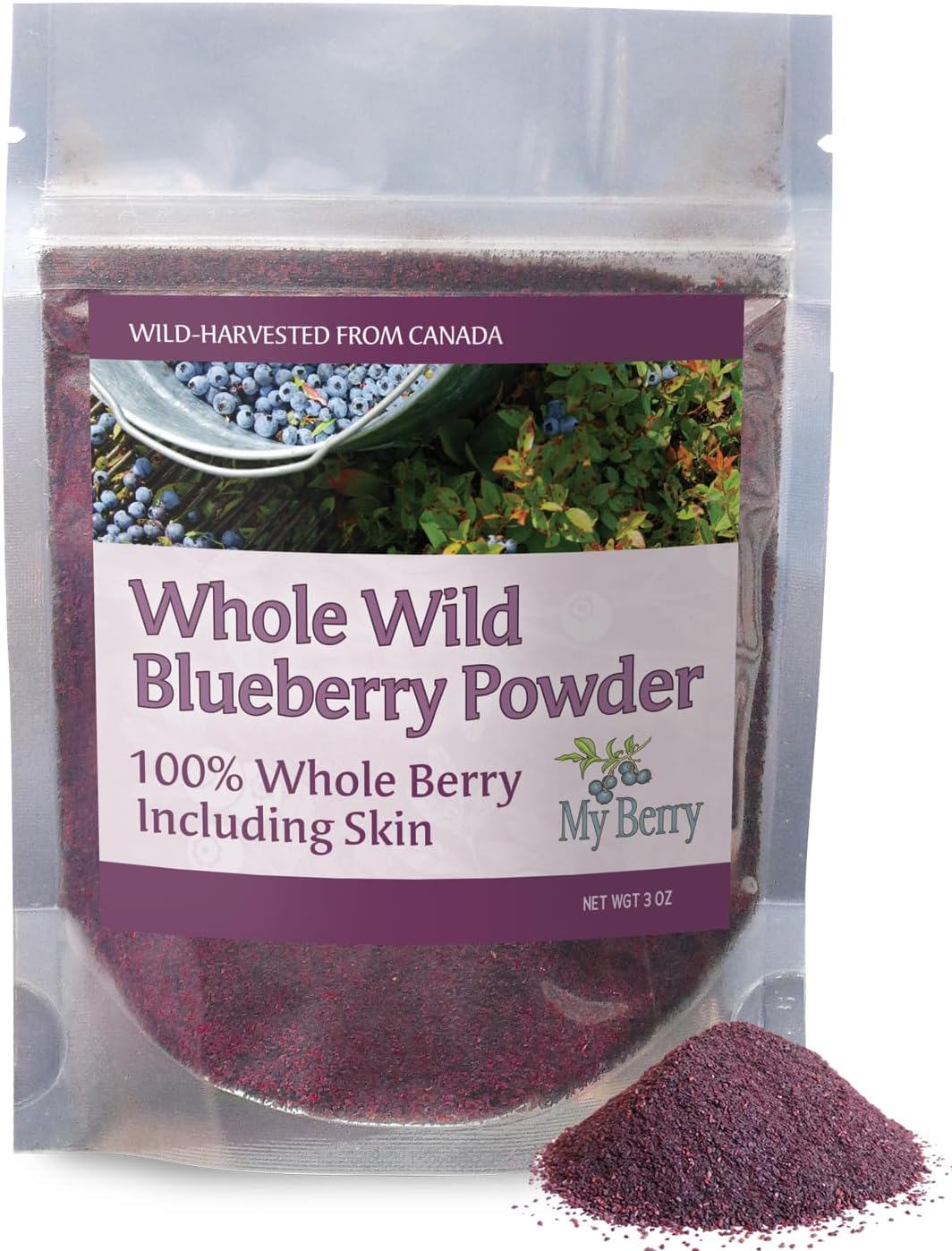 Wild Blueberry Powder (3oz)