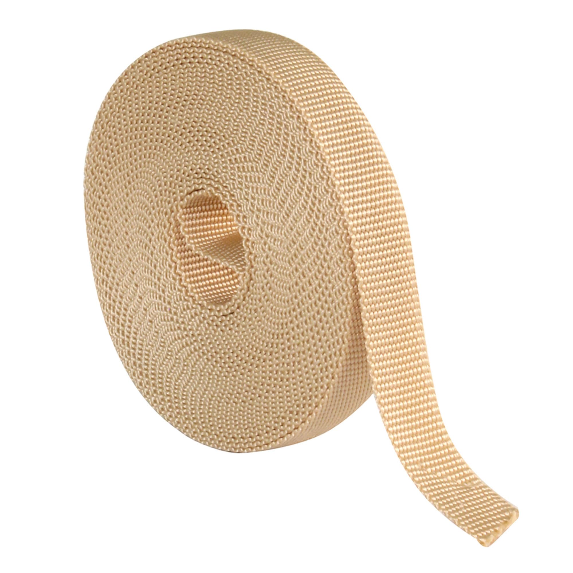 Amig Ivory - Roller Blind Tape | Replacement Rope For Soft And Stiff Touch Blind Rolls | Uv Resistant And Abrasion Resistant | Dimensions: 18Mm X 6M |