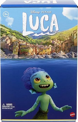 Miniatura 2 de Disney and Pixar Luca - Figura de acción de Luca Paguro, altamente posable con elementos de cambio de color, piezas extraíbles y aspecto auténtico,